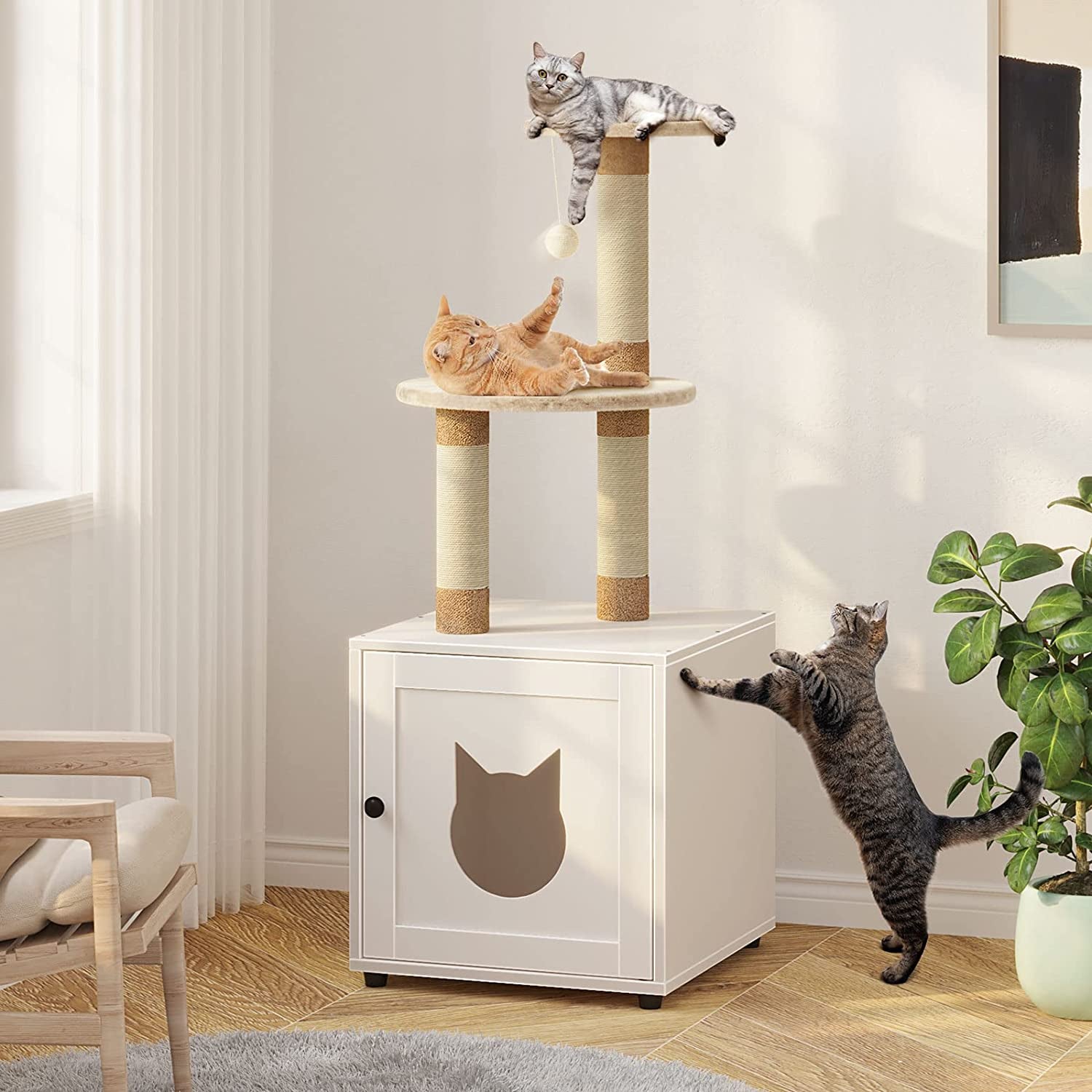 Modrern style Wooden Cat House